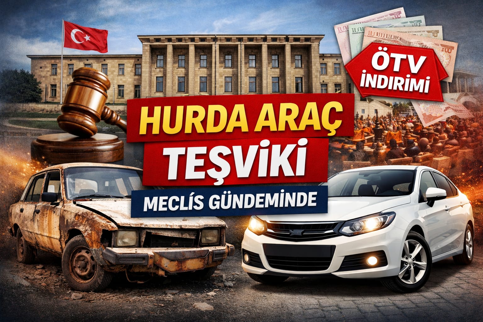 Hurda araç teşviki, TBMM, Hurda araç, Yalçın çelik, Ankara