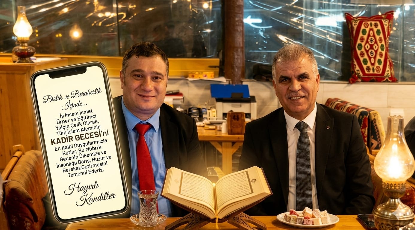 Aksaraylı İş İnsanı İsmet Ürper ve Eğitimci Yalçın Çelik’ten Kadir Gecesi Mesajı