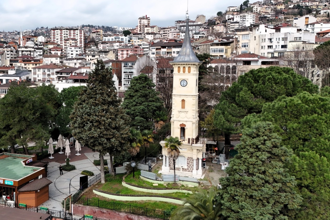 Kocaeli’de tarihi kuleye estetik dokunuş