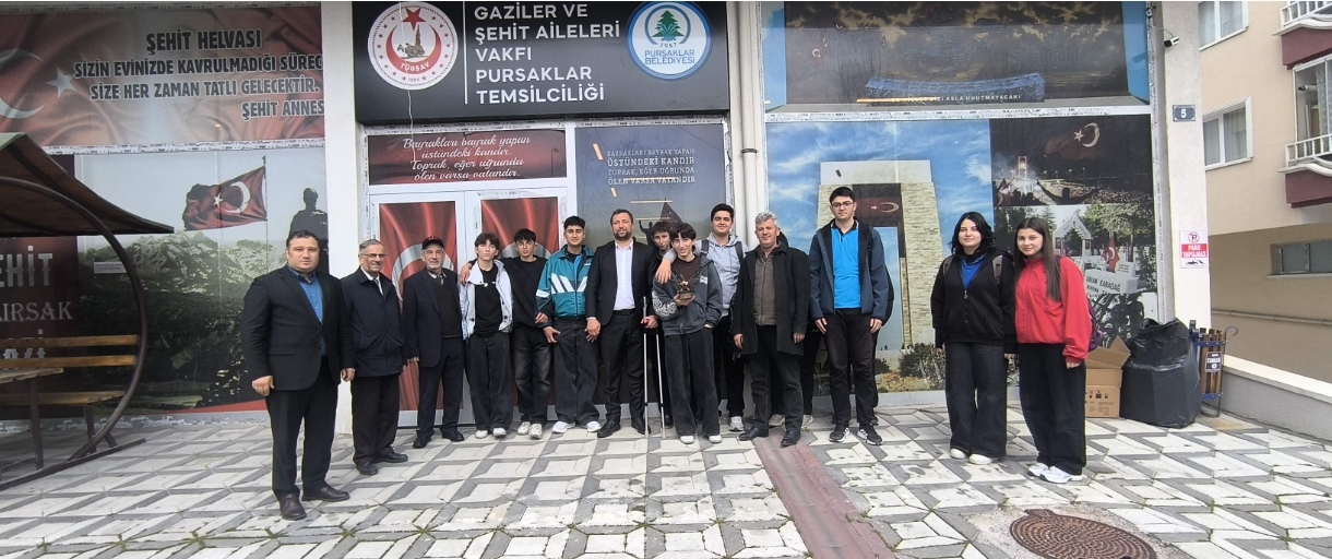 Öğrencilerden Gazilere Vefa Ziyareti: Pursaklar’da Yürekleri Isıtan Buluşma